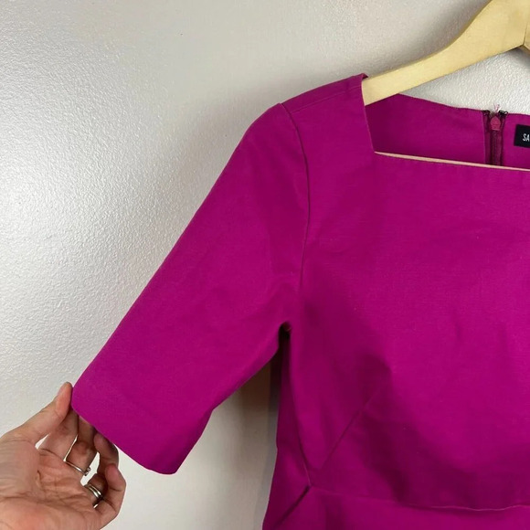 Kate Spade Saturday Sheath Dress Size 2 Pink Career Work Professional Business - Picture 4 of 9